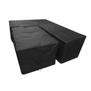 Tdoenbutw garden decor garden tools Cover L-shaped Left Furniture Black Outdoor Sofa Cover Tools \u0026 Home Improvement plastic 12.6*9.06*5.12 inch (Clearance)Protective Cover
